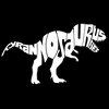 LA Pop Art Men's Word Art T-shirt - TYRANNOSAURUS REX - 2 of 4