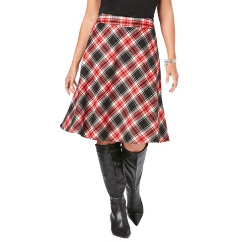 Women's plus hotsell size wool skirts