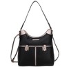 MKF Collection Harper Vegan Color Block Leather Women’s Shoulder Hobo Bag by Mia K - 2 of 4