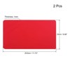 Unique Bargains Silicone Non-Slip Nonstick Office Home Desk Crafts Mat 2 Pcs - 2 of 3