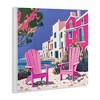 Stupell Industries Beach Chair Meetup in Pink Wall Plaque Art - 2 of 4