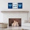 Big Dot of Happiness Hanukkah Menorah - Chanukah Wall Art and Holiday Home Decor - 7.5 x 10 inches - Set of 3 Prints - 2 of 4