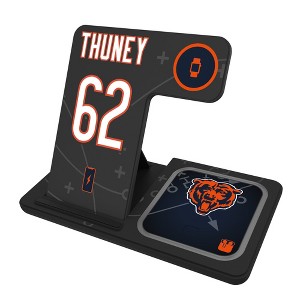 NFL Chicago Bears Players Game Tactic 15-Watt 3 in 1 Charging Station - 1 of 4