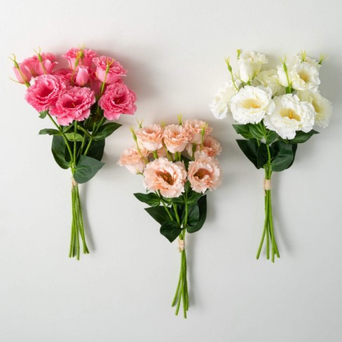 Sullivans Artificial 20.5" Lisianthus Bundle Set of 3 - image 1 of 3