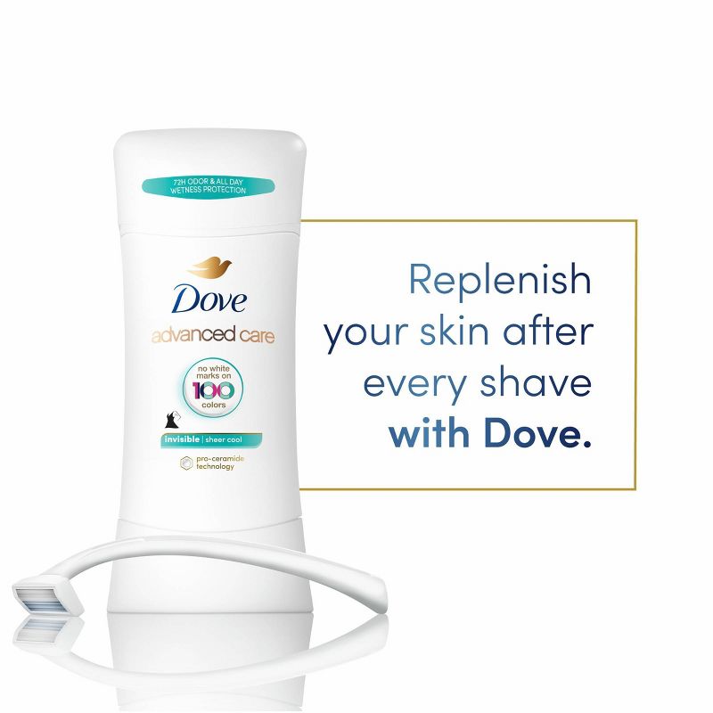 Dove Beauty Advanced Care Sheer Cool 48-Hour Women&#39;s Antiperspirant &#38; Deodorant - 2.6oz, 5 of 8
