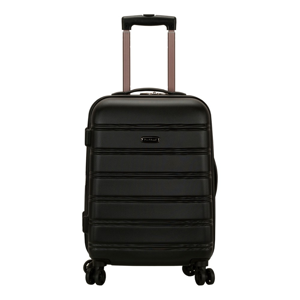 UPC 675478145012 product image for Rockland Melbourne Expandable Hardside Carry On Spinner Suitcase - Black | upcitemdb.com