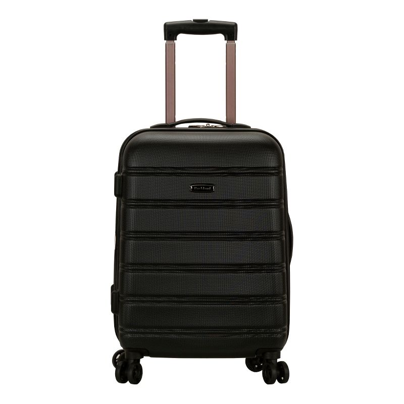 Rockland Melbourne Expandable Hardside Carry On Spinner Suitcase, 1 of 14