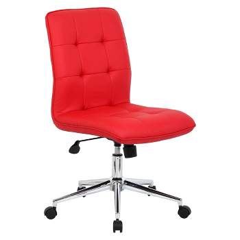 Modern Task Chair - Red