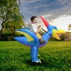 Studio Halloween, LLC Pterodactyl Dinosaur Ride-In Inflatable Adult Costume - 2 of 4