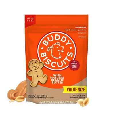 Buddy Biscuits Oven Baked Crunchy Peanut Butter Dog Treats