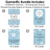 Big Dot of Happiness Winter Wonderland - 4 Snowflake Holiday Party and Winter Wedding Games - 10 Cards Each - Gamerific Bundle - 3 of 4
