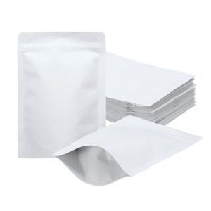 Unique Bargains Sealable Foil Lining Resealable Packaging Zipper Food Storage Pouches 50 Pcs - 1 of 4