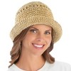 Collections Etc Foldable Straw Hat - 2 of 4