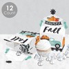 Big Dot of Happiness Happy Fall Truck - Treat Box Party Favors - Harvest Pumpkin Party Goodie Gable Boxes - Set of 12 - 3 of 4