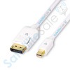 SatelliteSale Mini DisplayPort to Display Port DP Cable Male to Male 4K/30Hz 8.64Gbps Universal Wire PVC White Cord - image 2 of 4