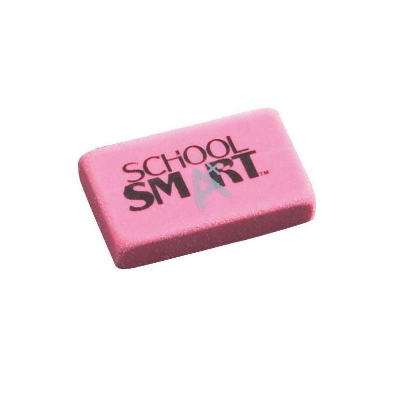 School Smart Small Pink Block Eraser, Pack of 80, 3 of 7