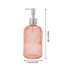 Unique Bargains Durable Vertical Stripes Soap Dispenser 13.53oz 1 Pc - 4 of 4