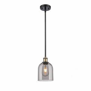 Bella - 1 Light Stem Hung Mini Pendant In Industrial Style-9.5 Inches Tall and 5.5 Inches Wide - 1 of 1