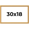 PosterPalooza | 30x18 Wood Antique Frame with UV Acrylic, 4 Finishes: Bronze, Gold, Silver, and Black - 2 of 4