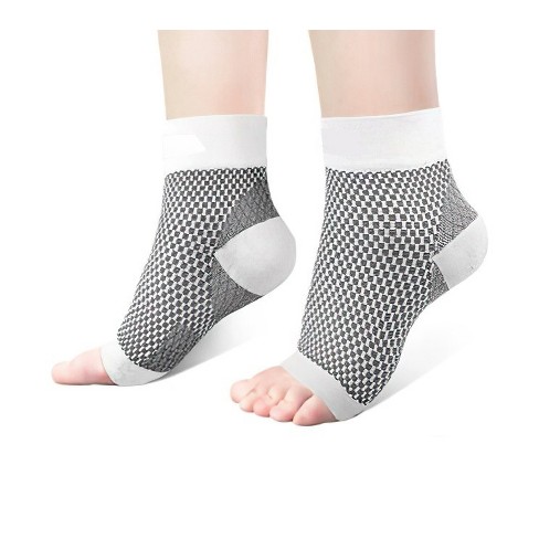 Plantar Fasciitis Socks - Foot Compression Sleeves - Black