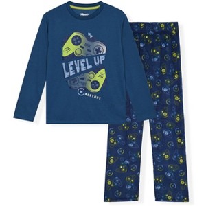 Sleep On It Boys Soft Fleece 2- Piece Pajama Sleep Set - 1 of 4
