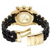 Invicta 0140 Men's Spider Collection Gold Tone Black Dial Rubber Strap Chronograph Watch - 3 of 3