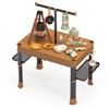 Contixo Kids Camping Playset, 34-Piece Set, Foldable Table, BBQ Tools & Play Food, Ages 3+ - 2 of 4