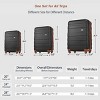Expandable Hardshell Luggage Set with TSA Lock and Spinner Wheels for Travel, 3-Piece Suitcase Set 20/24/28 - Cuddlewood - 4 of 4