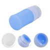 Unique Bargains Portable Cylinder Silicone Pump Bottle Pink 1 Pc - 3 of 4