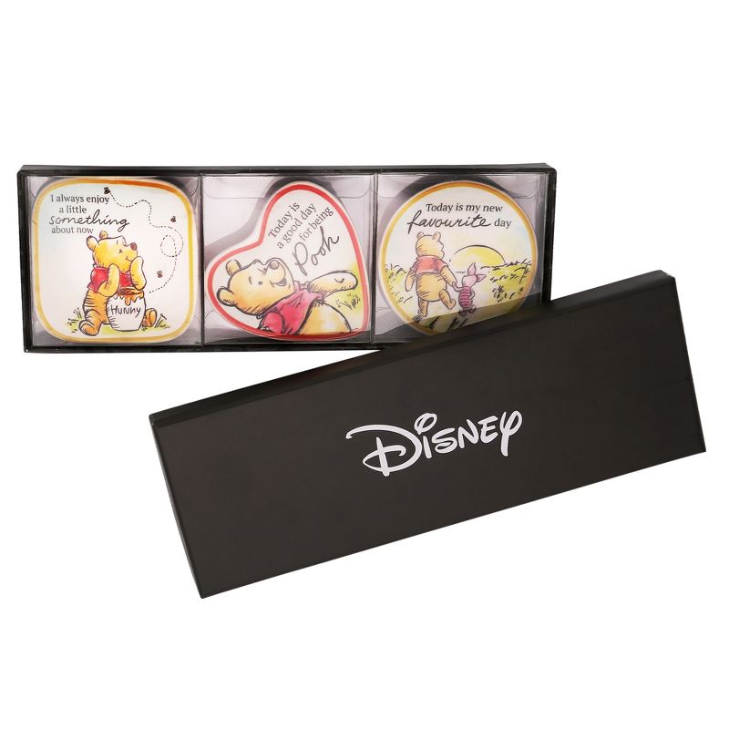 Disney Winnie The Pooh Mini Ceramic Trinket Tray Jewelry Ring Holder Gift Dish Set - 3 Piece Set, 3 of 4