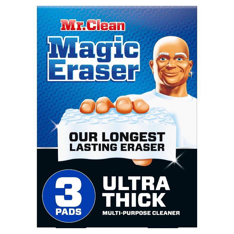 Mr. Clean Magic Eraser Ultra Thick Multi-Purpose Cleaner - 3ct, 1 of 9