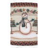 Earth Rugs Moon and Star Snowman Oval Jute Placemat 13"x19" Rustic Braided - 3 of 3