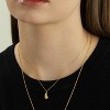 Bearfruit Jewelry Sterling Silver 18k Gold Plated Jacqueline Teardrop Necklace - 3 of 4