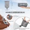 Naturehike Ultralight Insulated Sleeping Pad with R5.8,3.2in Thickened Patchworkable Inflatable Double Sleeping Mat for Camping with Inflatable Bag - 4 of 4