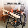 VEVOR Convertible Workstation, Dual-Function as Sawhorse/Workbench, Supports up to 1000 lbs, 7 Height Options, Durable Steel Frame, Black - 3 of 4