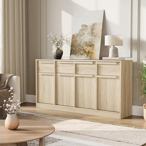 CuisinSmart Sideboard Buffet Cabinet with Drawers, Large Coffee Cabinet with Storage, Modern Wood Buffet Cabinet for Kitchen Dining Room - 1 of 4