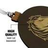 Southwest Minnesota State University Primary Logo Wood Christmas Tree Holiday Ornament - 3 of 4