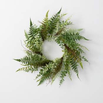 Sullivans Artificial Fern Twig Nest Wreath