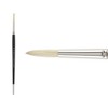Creative Mark Pro Stroke Premium White Chungking Hog Bristle Artist Paint Brush - Round  - Natural Bristle Brush w/ Great Control Suitable for Oils, - 2 of 4