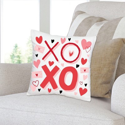 Multicolor 16x16 BW Valentines Day Gifts Happy 2021 Cute Valentines Day Throw Pillow