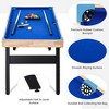Whizmax 48" Wood Pool Table Portable Billiards Table for Kids and Adults Mini Pool Table Pool Game Table with 2 Cue Sticks 16 Balls Triangle Chalk - 2 of 4