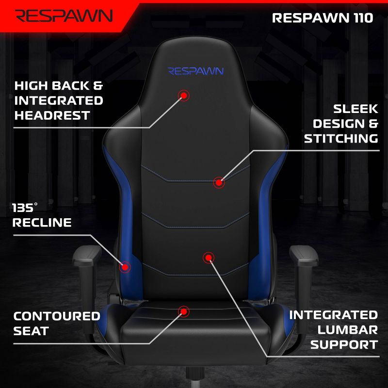 RESPAWN 110 Ergonomic Gaming Chair , 6 of 17
