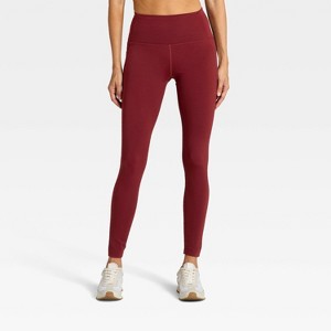 Women's High-Rise Fleece Lined Winter Leggings - All In Motion™ - 1 of 4