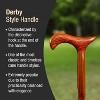 Brazos Handcrafted Wood Walking Cane, Twisted Cocobolo, Derby Style Handle, for Men & Women, Made in the USA, 37" - 3 of 3