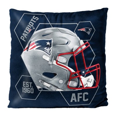 NFL New England Patriots Connector Velvet Reverse Pillow