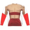 Men's Bsg (New) Red Dress (Frontback Print) Long Sleeve Costume T-Shirt - 3 of 4
