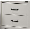 Gulches 2 Drawer Nightstand with Open Top Shelf, USB-A and USB-C Ports, Black Metal Handles 35LBS Top Capacity - 3 of 4