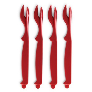Maine Man 4 Piece EZ Seafood Shellers Set - Zips Open Shells, Removes Veins, Great for Crab, Lobster, Shrimp, Prawns and Crawfish - 1 of 2