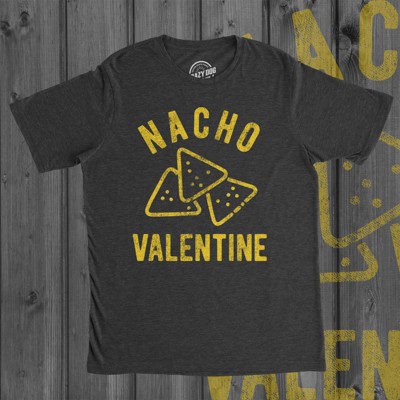 Мужские футболки Crazy Dog T-Shirts, Inc. Mens Nacho Valentine T Shirt Funny Cheesy Valentines Day Tee - Crazy Dog Men's T Shirt for Valentines Gift Black XL — фото 3