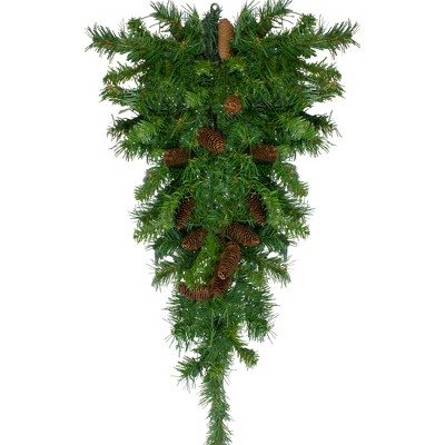 Northlight  Red Pine Artificial Christmas Swag with Pine Cones - 34" - Unlit